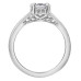 Princess Cut Canadian Diamond Ring with Halo- 0.64ct TDW