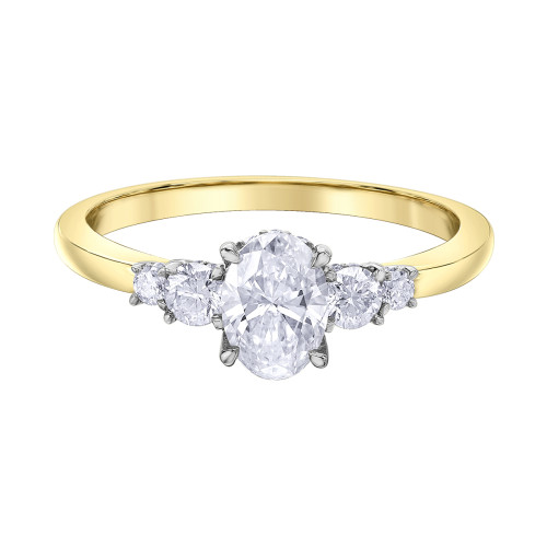 Oval Canadian Diamond Ring- 1.01ct TDW