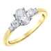 Oval Canadian Diamond Ring- 1.01ct TDW