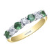 Emerald and Canadian Diamond Band- 0.42ct TDW