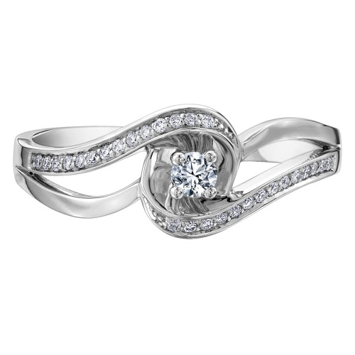 White Gold Diamond Ring- 0.17ct TDW