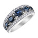 Sapphire and Diamond Ring- 0.35ct TDW