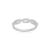 Mini-Link Stackable Ring in Rhodium-Plated Sterling Silver
