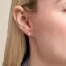 Twin Circle Stud Earrings in 18K Yellow Gold-Plated Sterling Silver
