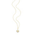 Clover Pendant Necklace in 18k Yellow Gold Plated Sterling Silver