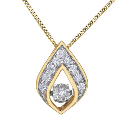 Diamond Pulse Necklace- 0.08ct TDW