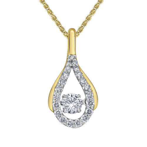 Diamond Pulse Necklace- 0.31ct TDW