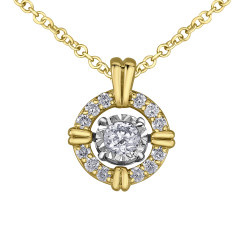 Diamond Pulse Necklace- 0.24ct TDW