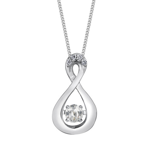 Diamond Pulse Necklace- 0.03ct TDW