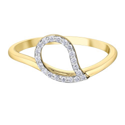 Pear Shape Halo Diamond Ring