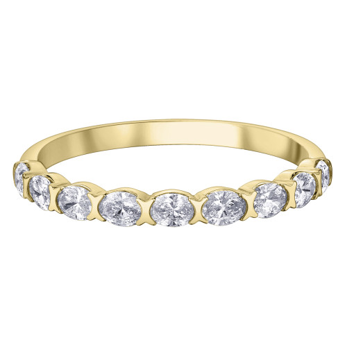 Oval Diamond Band- 0.45ct TDW