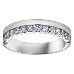 White Gold Diamond Band- 0.50ct TDW