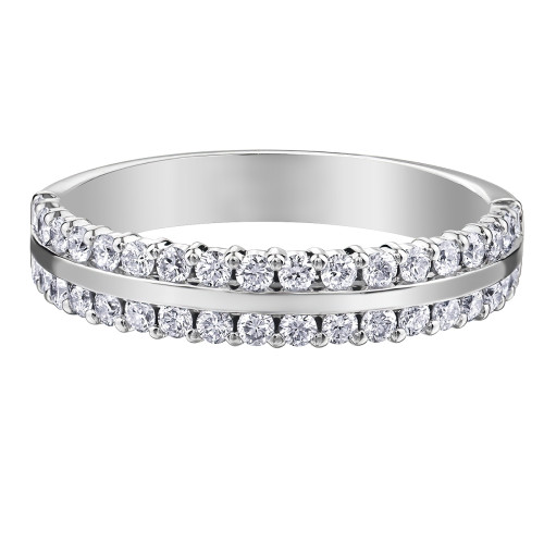 Double Diamond Band- 0.50ct TDW