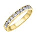 Channel Set Yellow Gold Diamond Band- 0.50ct